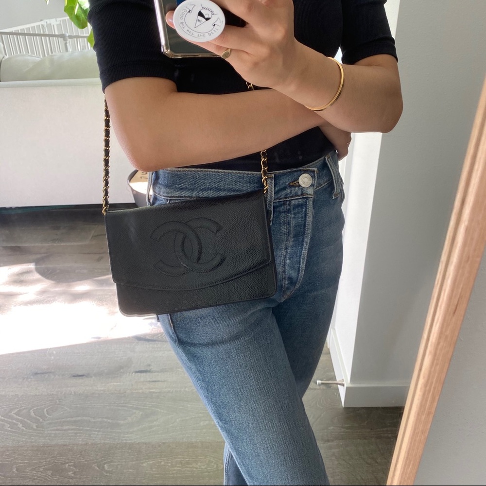 SOLD 💯Chanel Caviar Timeless WOC Black - Picture 14 of 16